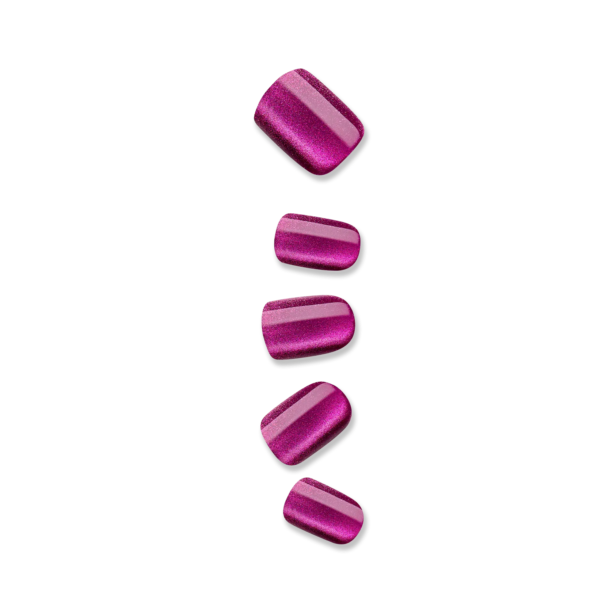 colorFX by Impress No Glue Fake Press On Nails - Levels | Solid, Pink, Short, Squoval, Manicure