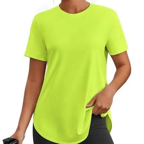 PINSPARK Workout Tops for Women Short Sleeve Athletic Shirts UPF 50+ Quick Dry Running Outfits for Exercise Gym Hiking S-3XL