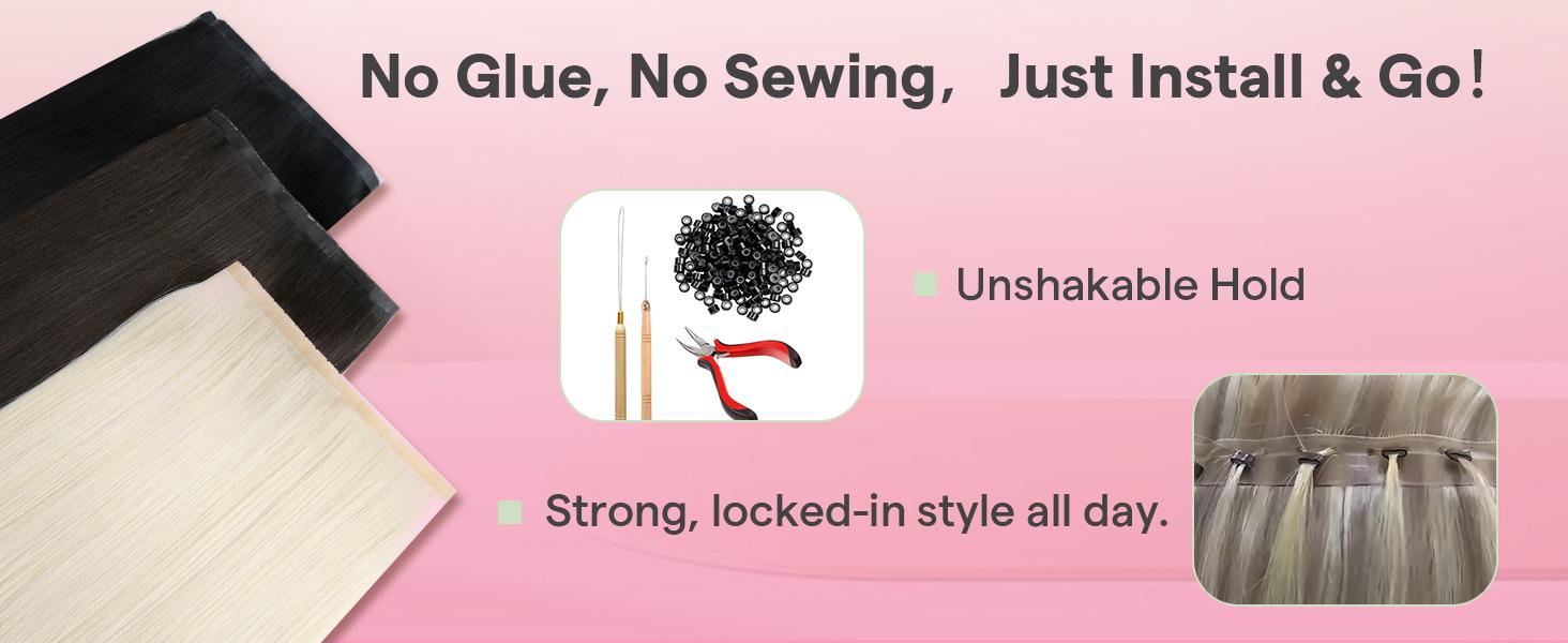 [24inch only $99] Youngsee 16-28 inches butterfly weft hair extensions ovo weft genius pu weft  hole butterfly  hair extensions human hair XO weft human hair extensions straight hair real human