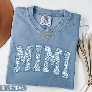 Comfort Colors Mimi TShirt, Toile Floral Mimi T-Shirt, Mimi Tee, Cute Mimi TShirt, Gift for Mimi, Grandma Gift, Grandmother Tee, Grandma Mimi