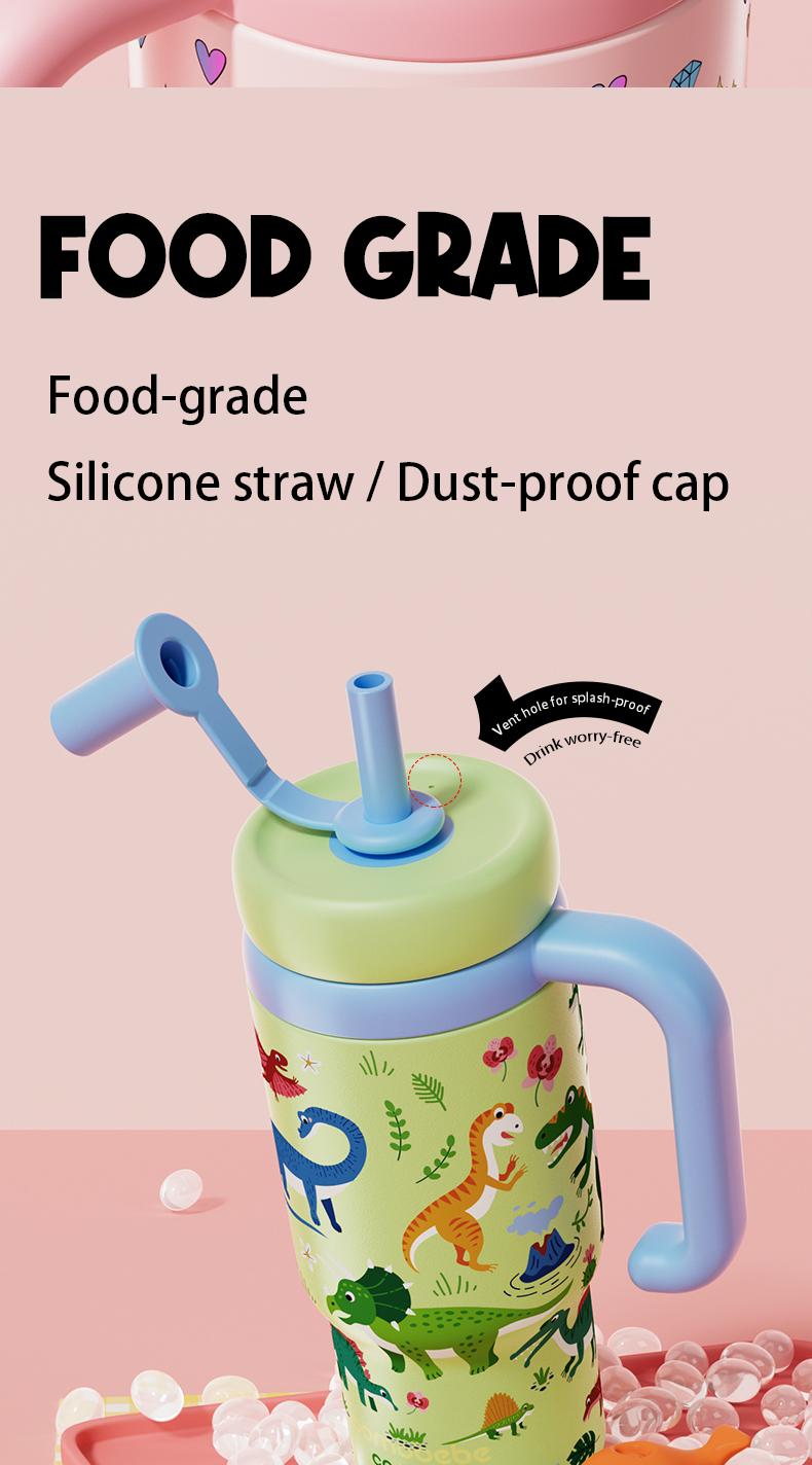 【COMOBEBE】24oz Stainless Steel Whale Fountain Tumbler – Adorable Pattern Designs, Spill-Proof, Dual Lids, Dishwasher Safe, Perfect for Kids & Adults 【COMOBEBE】24oz Stainless Steel Whale Fountain Tumbler – Adorable Pattern Designs, Spill-Proof, Dual Lids, Dishwasher Safe, Perfect for Kids & Adults