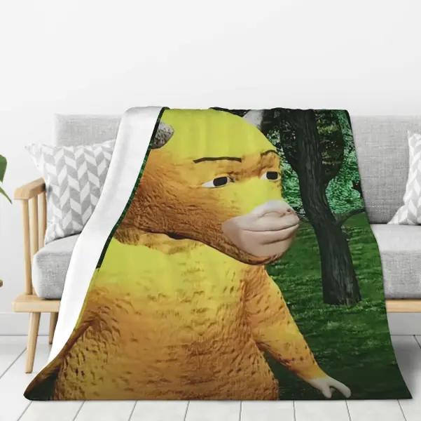Niu Lai Animation Print Flannel Blanket - Soft, Cozy, Lightweight Throw Blanket for Bed, Sofa - All-Season Cover, Ideal Gift for Animation Fans