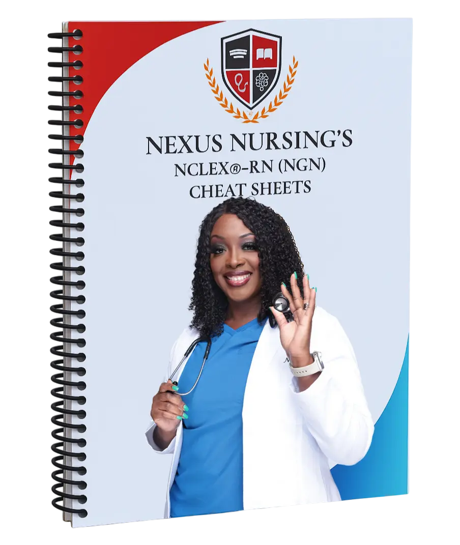Nexus Nursing’s NCLEX-RN Cheatsheet Booklet