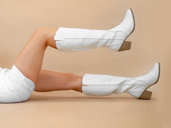 Dream Pairs Women's Dallas Embroidered Western Cowboy Knee High Boots shoes