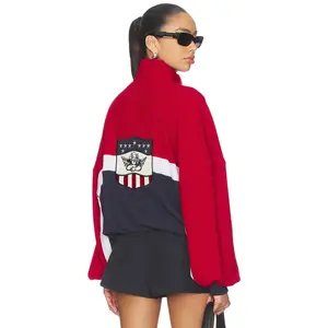 Boys Lie Off Duty A1 Alex Crew Sweatshirt in Red, White, & Blue