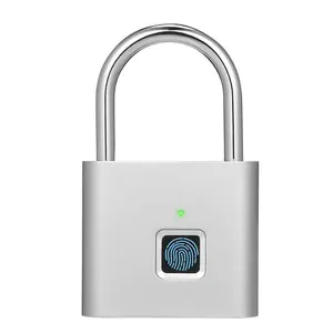 Fingerprint Lock, Fingerprint Padlock, Smart Padlock, Locker Locks, Smart Lock with USB Rechageable, Suitable for Gym Locker, School, Sports, Storage