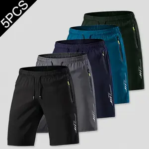 Men's athletic shorts suitable for running, gym workouts, and outdoor training. Casual Breathable outfit sale