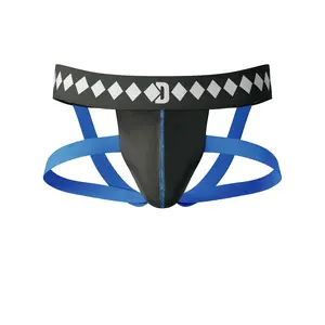 Quad Strap Jock | Four-Strap Supporter with Built-in Cup Pocket - Durable Military-Grade Elastics For Secure Fit - Breathable & Comfortable Protective Athletic Underwear for MMA, Boxing, Martial Arts, Hockey, Football & High-Impact Sports