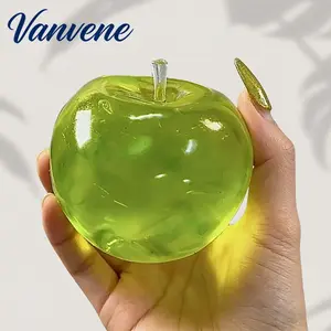 Vanvene Green Apple Squeezing Ball Stress Relief Toy with Slow Rebound Suction Function Ideal for Gift Giving and Calming Activities