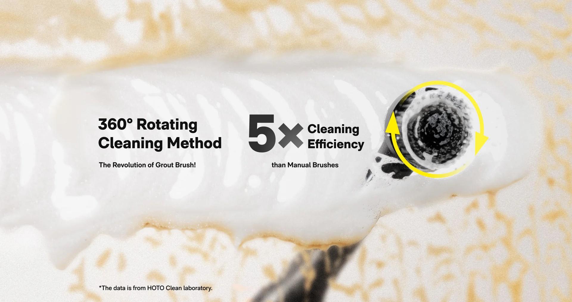 HOTO Rechargeable Electric Spin Scrubber with 12 Brush Heads - IPX7 Waterproof & Adjustable for Grout, Tiles & Crevices HOTO Rechargeable Electric Spin Scrubber with 12 Brush Heads - IPX7 Waterproof & Adjustable for Grout, Tiles & Crevices