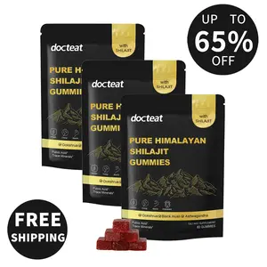 Shilajit Gummies With  ashwagandha for men , Gokshura & Black Ginger| 60 Gummies| shilajit for men Daily Care Support for Enhancing Physical Energy Vitality Supplement Digestive Enzyme
