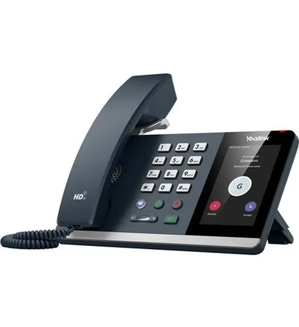 Yealink MP54 E2 Microsoft Teams IP Phone with 4-Inch Touchscreen, Android 13, Wi-Fi and Bluetooth