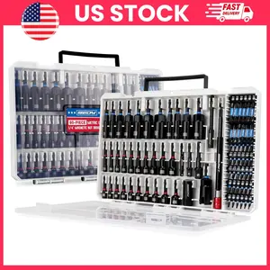 80PCS Magnetic Impact Nut Driver Set Metric & SAE with Socket Adapters, Quick Release Extension, Universal Socket & Bit Holder | Cr-V & S2 Steel Drill with Storage Case | Multi-Use Mechanic Tool Kit for Drill, Garage, Home Repair & Construction
