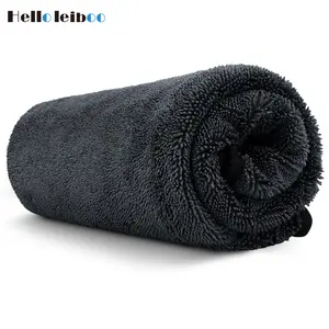 【Hello Leiboo】Microfiber Towels for Cars, Double Sided Car Drying Towel Detailing Wash Extra Large Super Absorbent Mega Cleaning Cloth, 1200GSM Microfiber Drying Towels for Cars, 36 x 24 inch