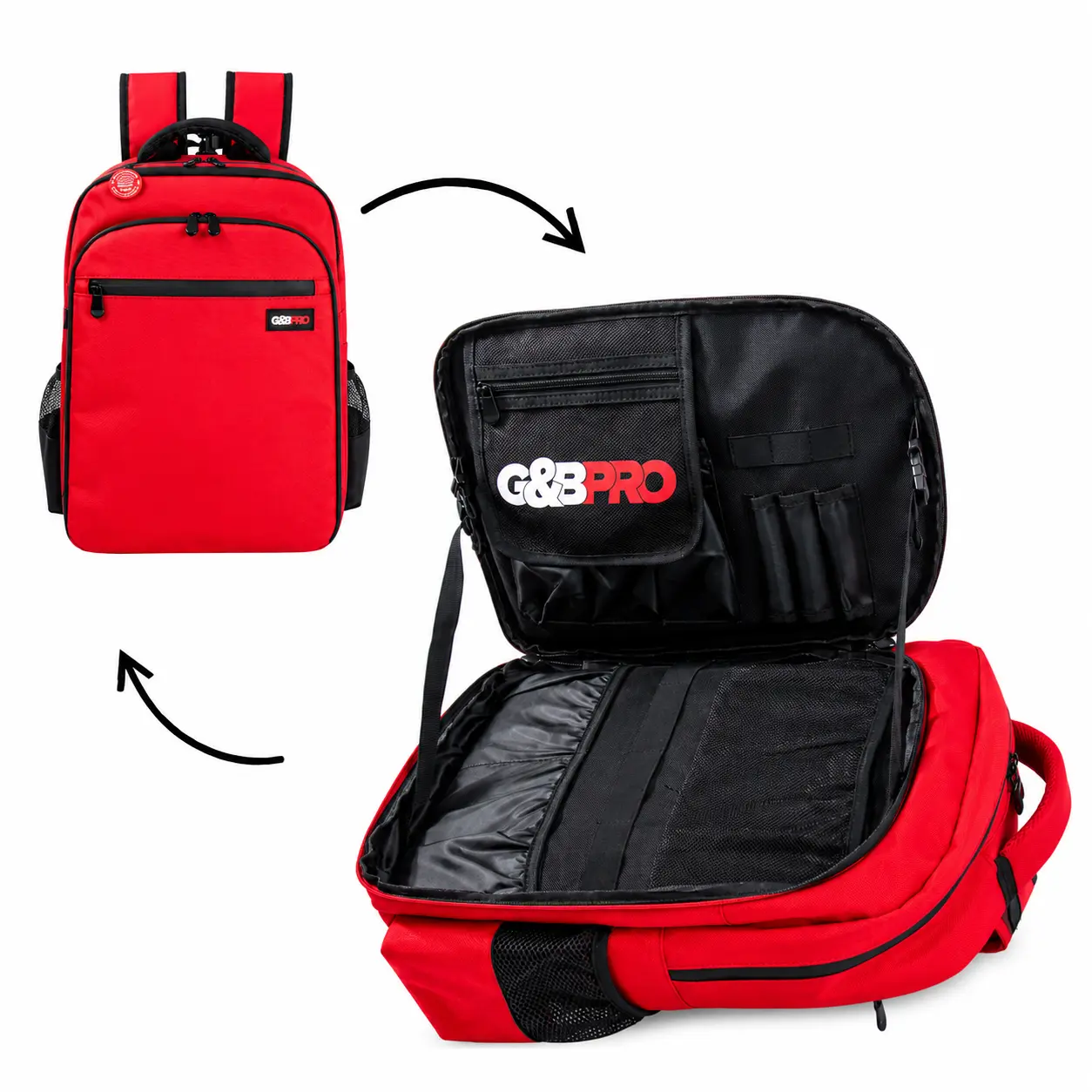 Fit-All Mobile Backpack – Fire Red