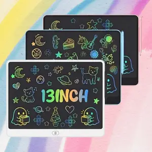 [3-Pack] 13inch Oversized LCD Doodle Writing Board 3 Pack for Siblings, Learning & Educational Toys for 3 4 5 6 7 Year Old Boys Girls