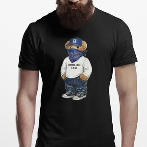 Anti Migra Abolish Ice Bear Graphic Shirt, Anti Ice Shirt, Anti Trump, Protect Immigrants, Chinga La Migra, Unisex Tee