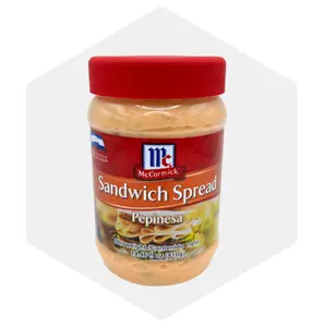 Pepinesa Sandwich Spread 14.46 oz (410g)-Producto hecho en El Salvador