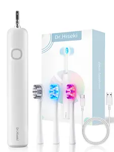 Dr.Hiseki electric toothbrush with sonic magnetic levitation sterilization, fully automatic sweeping vibration blue light sterilization, adult and unisex size, sonic soft bristles.