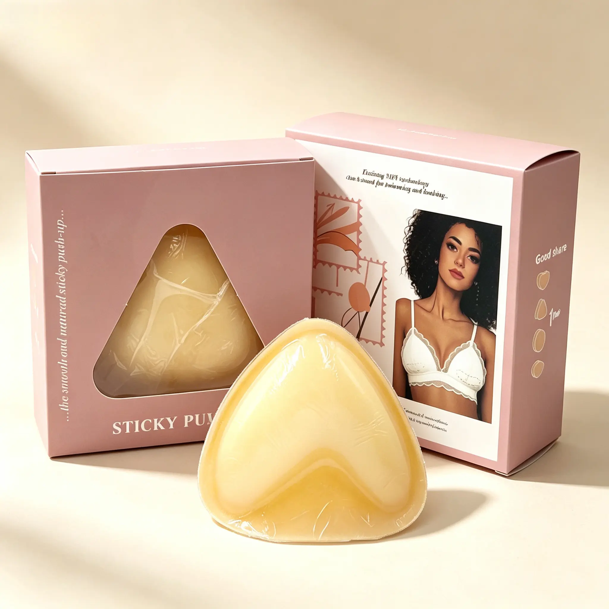 Double-Sided Adhesive Push-Up Inserts – Ultra Boost Padding for Bikini, Swimwear, and Strapless Bras
