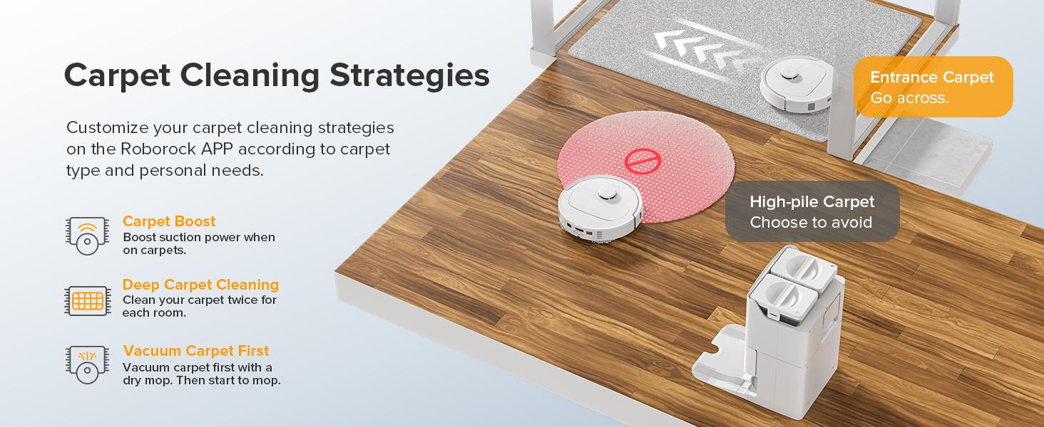 Roborock Qrevo Series Robot Vacuum and Mop (QV 35A), 8000Pa Suction, Anti-Tangle Brushes, Smart Obstacle Avoidance, Auto Mop Washing, All-in-One Dock, 200RPM Spinning Mops #GiftedInLove