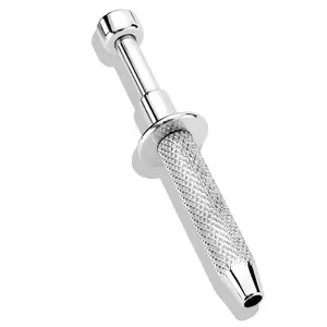 Push-In Style Quad Prong Bead and Ball Holder Piercing Tool - Stainless Steel