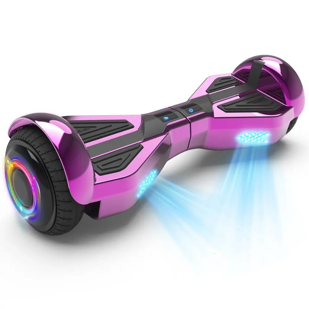 Hover Star Hoverboard with LED Lights and Bluetooth Speaker, Self Balancing Scooter with 6.5" Flashing Wheels, Gifts for Kids