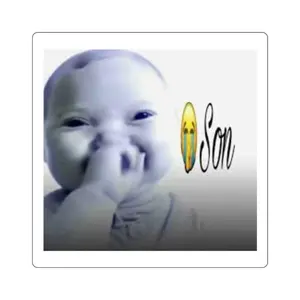 Baby Boo Square Sticker