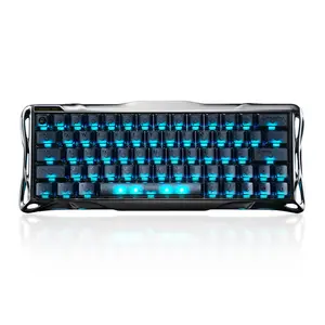 GravaStar Mercury V60 Pro 60% HE Magnetic Gaming Keyboard, True 8kHz Polling Rate, 0.125ms Latency, Dynamic Rapid Trigger, 0.005mm Adjustable Actuation, Full Aluminum Frame, Hot-Swap, Dual-Zone RGB