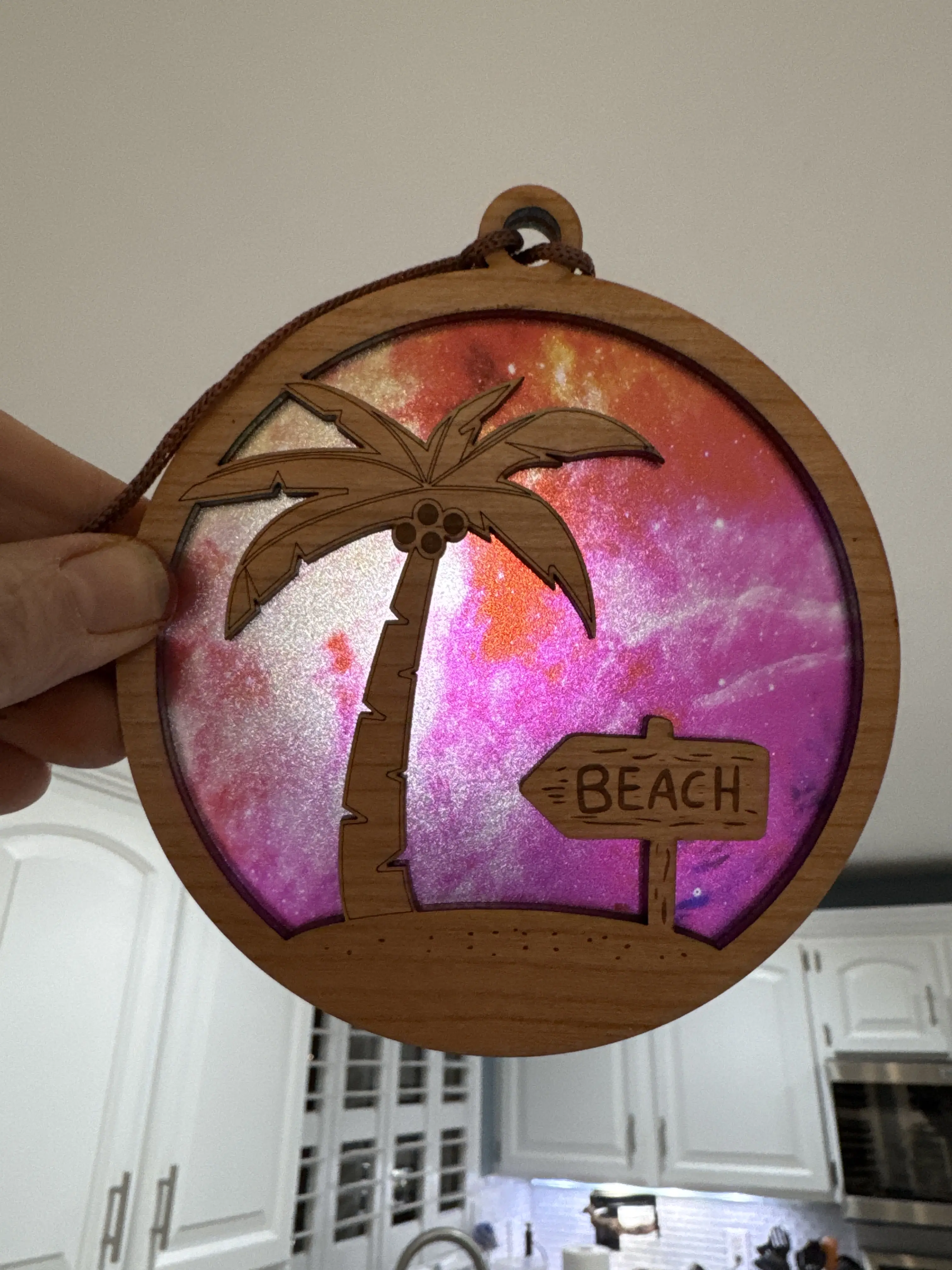 Beach Suncatcher for Sunny Window