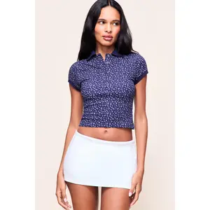 Micro Mini Denim Skirt