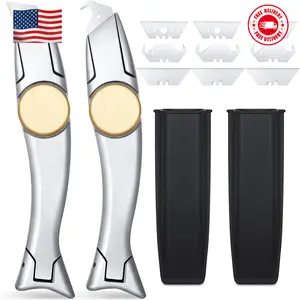 2 Sets Navajas Roofing Heavy Duty Shark Vinyl Knife