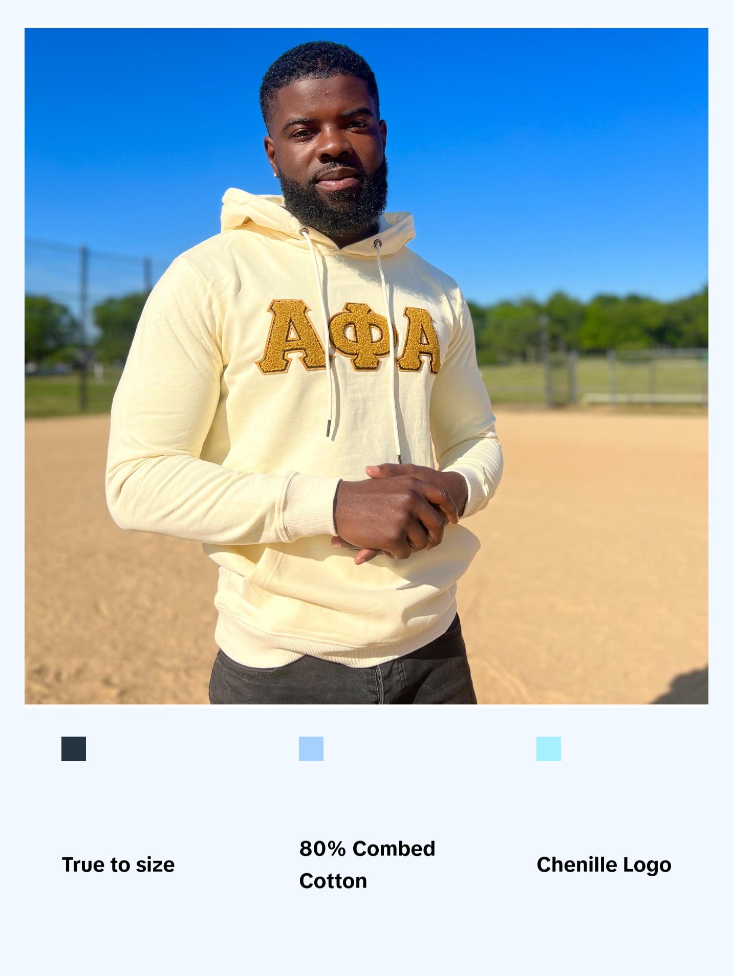 Alpha Neutral Chenille Hoodie