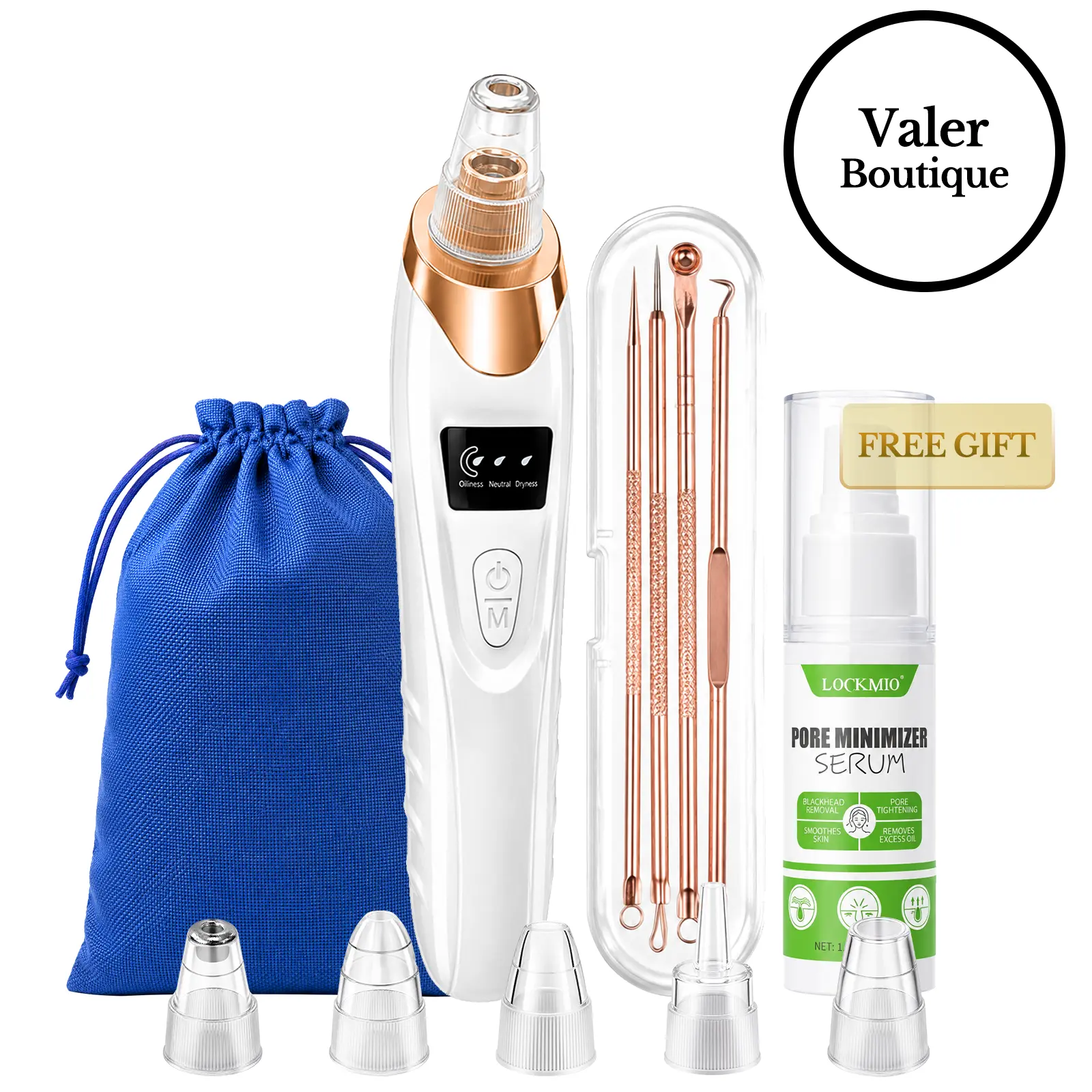 Blackhead Remover Pore Vacuum USB Rechargeable Blackhead extractor Facial Beauty Instrument Facial Beauty Facial Cleaner  Electric Acne Removal Tool