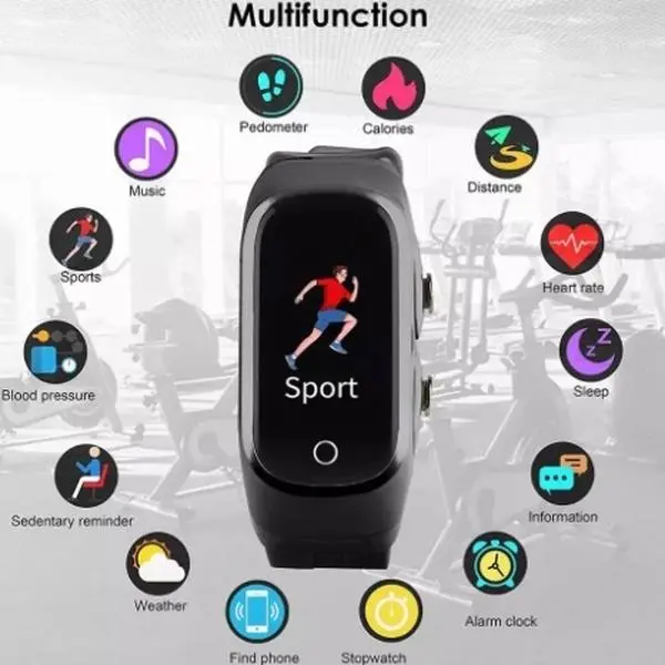 2-In-1 Smart Watch & Earbuds Fitness True Wireless Combo