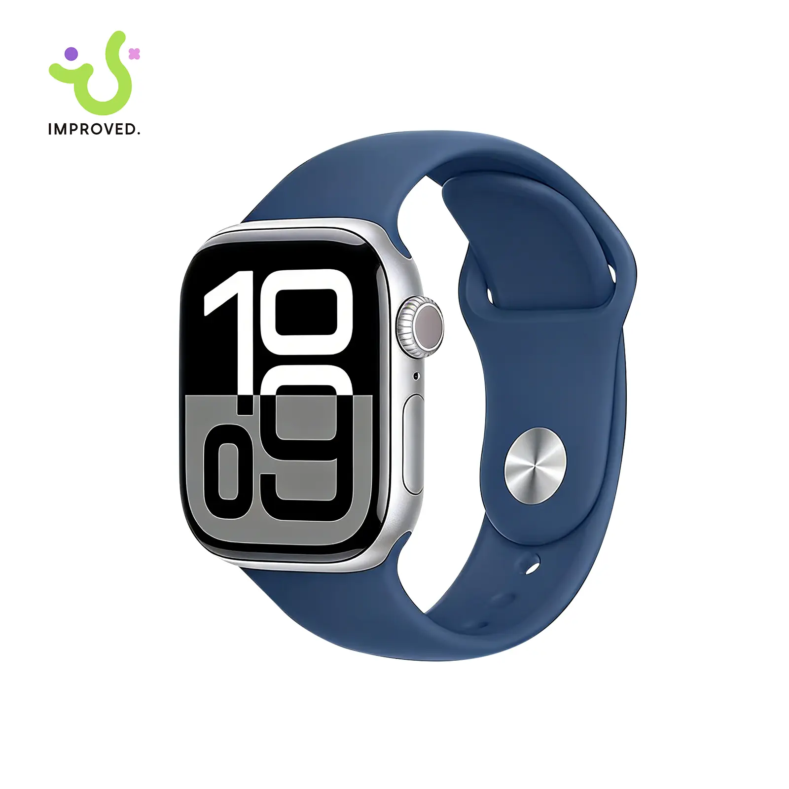 Refurbished 46mm Cellular Silver Aluminum Wearable Digital Wristwatch Health Smartwatch - Excellent Condition, Like-New Performance, 1-Year Warranty by JunQ Trading