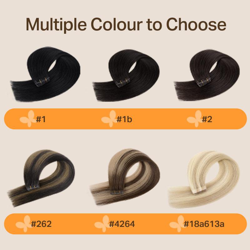 Doores 50g 14-24inch injected Tape in Hair Extensions 100% Human Hair No Glue No Clip, Pre-Bonded more Invisible Doores 50g 14-24inch injected Tape in Hair Extensions 100% Human Hair No Glue No Clip, Pre-Bonded more Invisible
