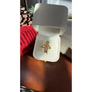 White Saint Jude Ring