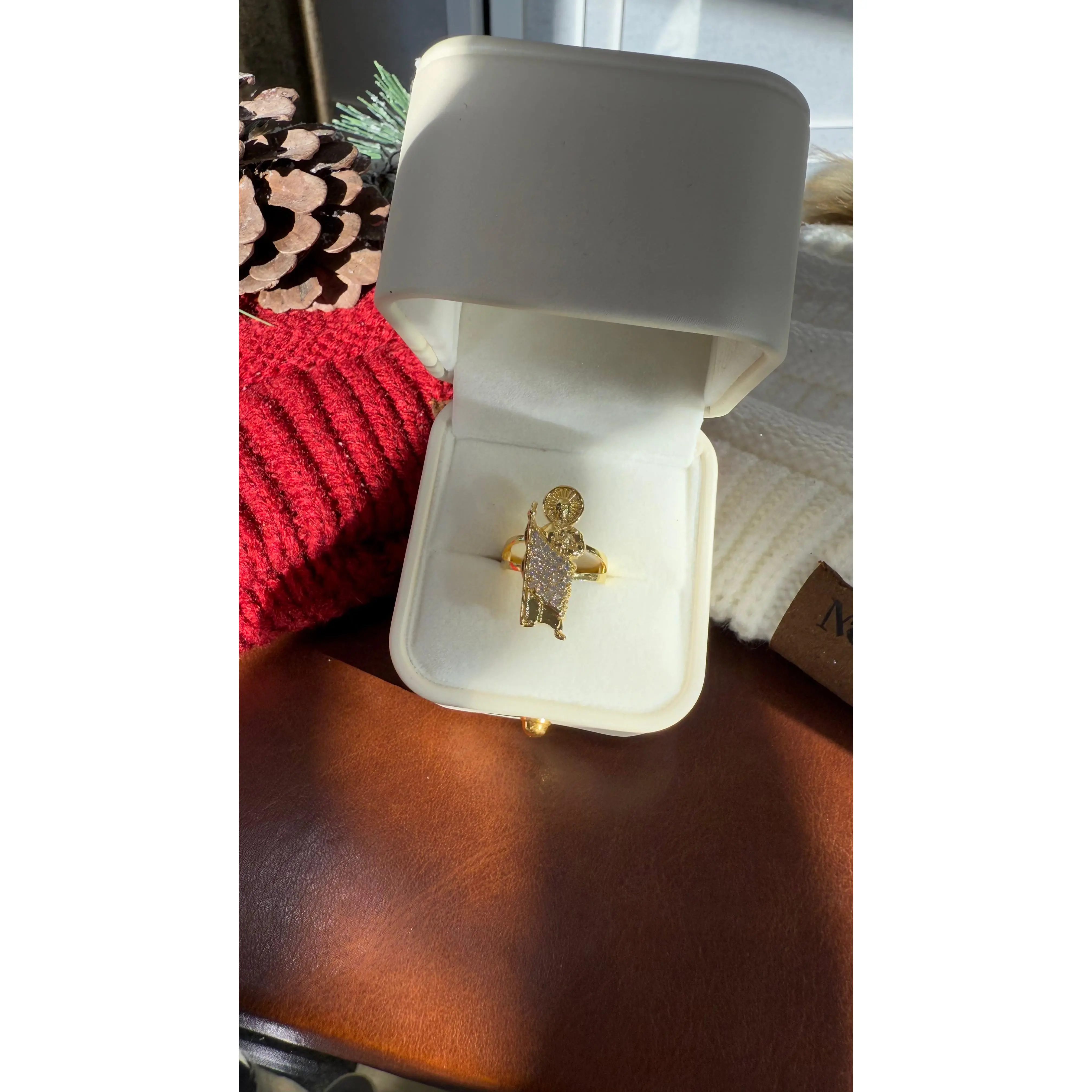 White Saint Jude Ring