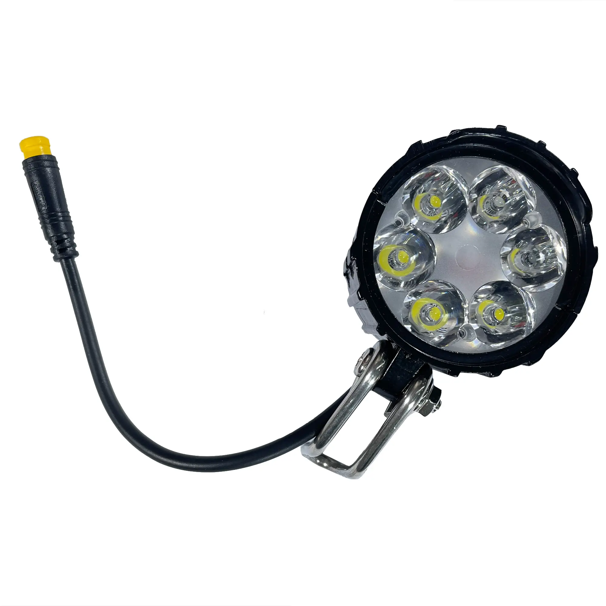 EOEOTWO GT06 Driving Lights, High-Brightness LED Front Light with Anti-fall Plastic Housing, IPX5 Waterproof for Safe Night Riding, Easy to Install, Led Bead Array, Direct Replacement, Led Bike Lights & Reflectors