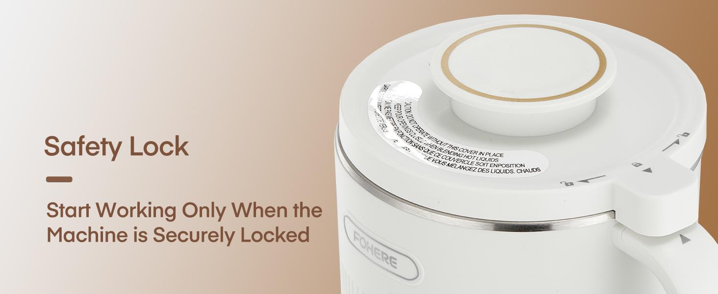 FOHERE 8 in 1 Nut Milk Maker Machine, 35oz Soy Milk Maker with 8 Upgraded Blades for Homemade Almond, Oat, Soy, Juice, Plant Milk, Delay Start/Self Cleaning/Keep Warm/Boiling Water