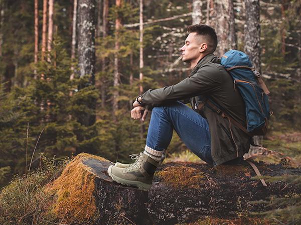 NORTIV 8 Men's Waterproof Work Military Tactical Boots Rubber Toe Leather Outdoor Hiking Motorcycle Combat Boots