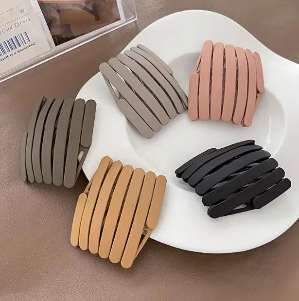 5pcs Foldable Women'S Headband That Can Be Retracted, Portable Hair Band, Stylish Comb Headband