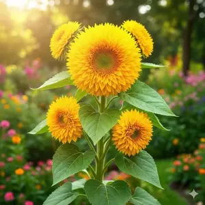 36Pcs Sunflower Seeds for Indoor Outdoor Planting Drought Tolerant Perennial Flowers Full Sun Open Pollinated Beautiful Home Garden Cultivation