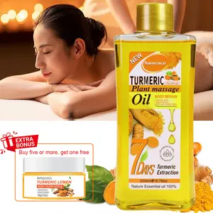 Turmeric Honey Massage Oil Winter Warm Skincare Turmeric Oil Nourishes Skin, Improves Skin Condition Keratosis Pilaris Pure Natural Spa Massage Oil, Can Be Used On Face, Legs, Hands, And Back, Suitable For All Skin Types Body Care Gentle