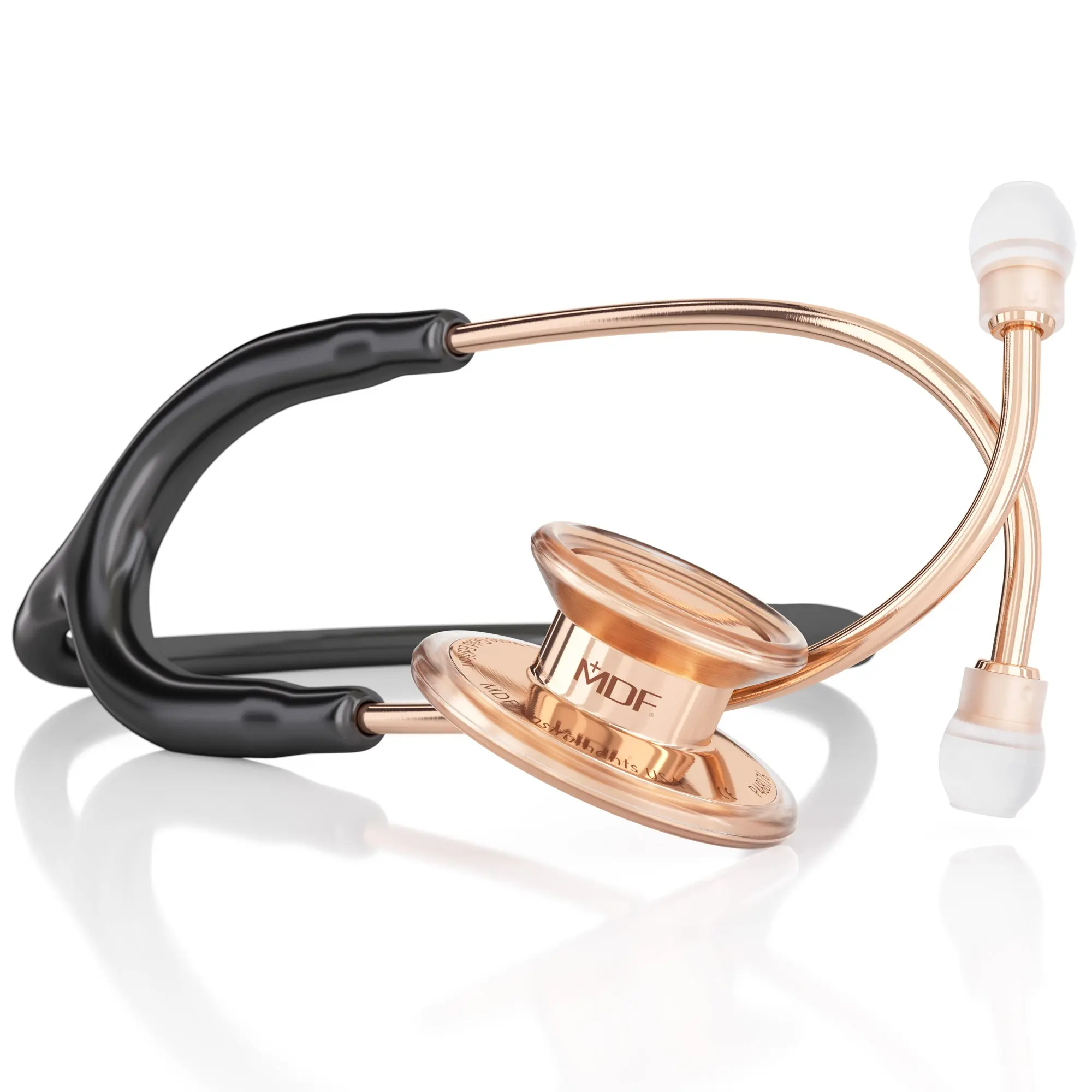 MD One® Adult Stethoscope - Black/Rose Gold