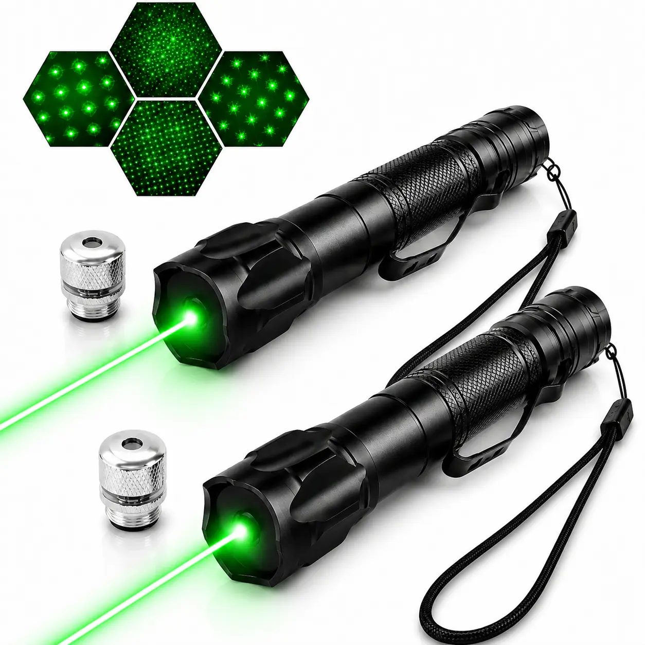 Rechargeable Laser Pointer Handheld Laser Pen - USB-Chargeable (Convenient Power), Lightweight Carry, Long-Reach Beam, Compact Design for Camping & Hiking, Office Presentations