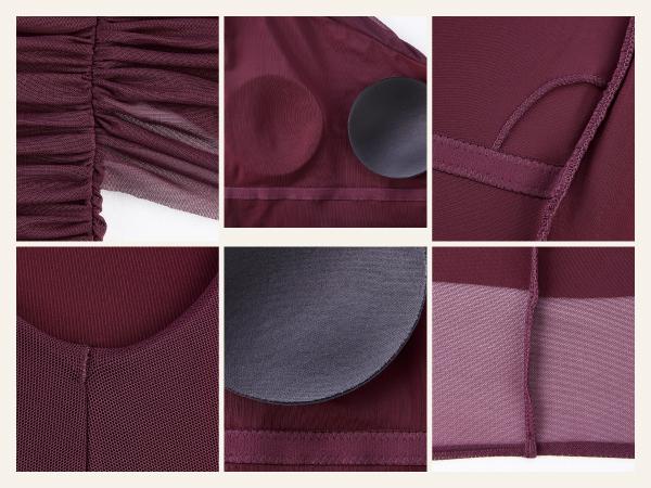 Curvysweet SDK0617A Elegant One-Shoulder Mermaid Maxi Dress With Built-In Bra, Ruched Bodycon & Extra-Long Mesh Tulle Tie, For Christmas, New Year, Wedding Guest, Prom, Formal Dinner, Cocktail Party, Vacation Evening Gown