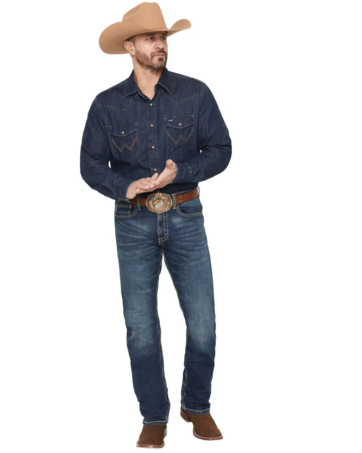 Wrangler Men's 20X Men'S Midland 42 Vintage Slim Bootcut Stretch Denim - 42Mwxmd