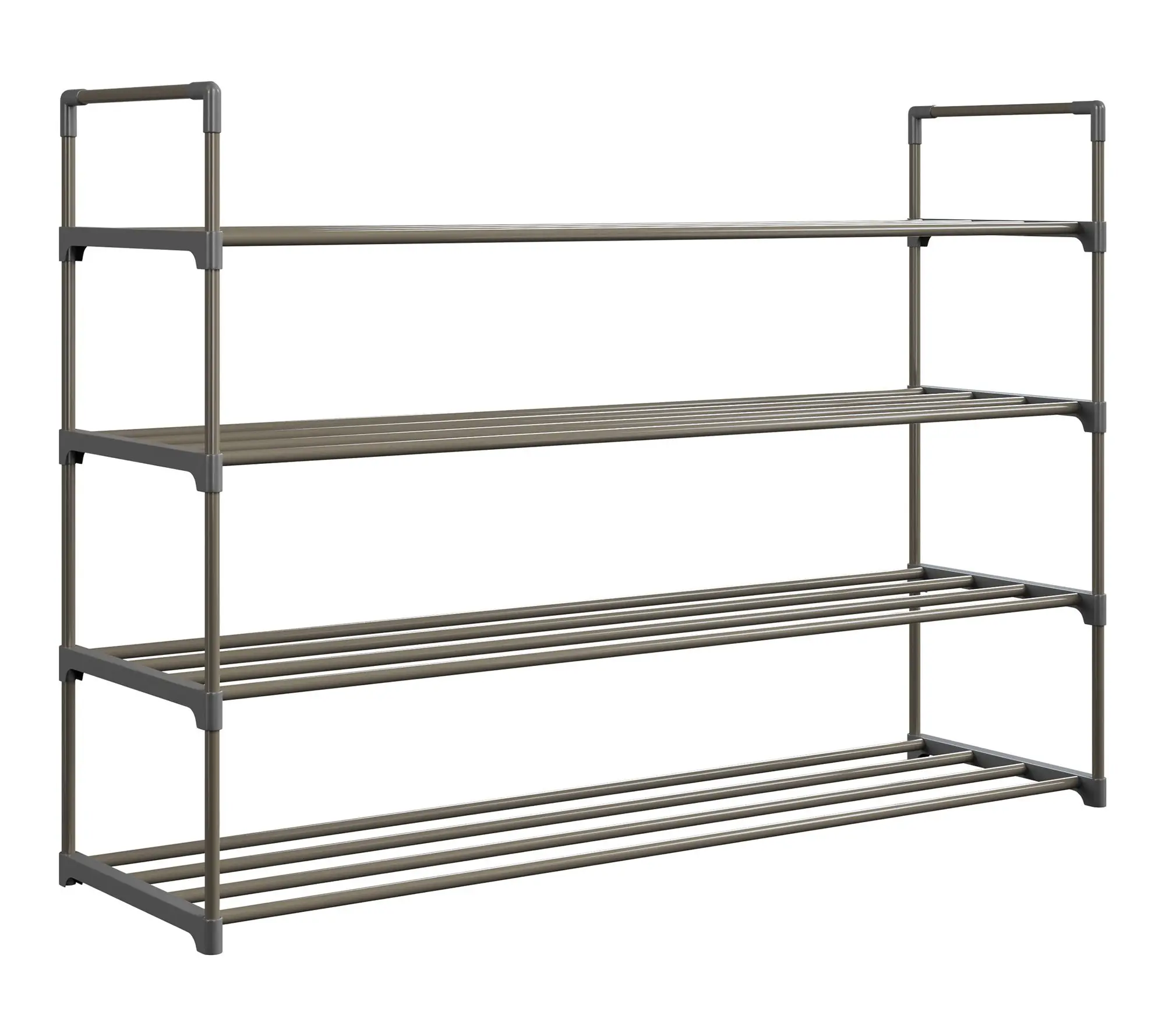Home-Complete Shoe Storage Rack 4-Tier Shoe Organizer